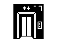 Icon of a high-speed elevator